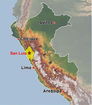 The San Luis gold/silver property