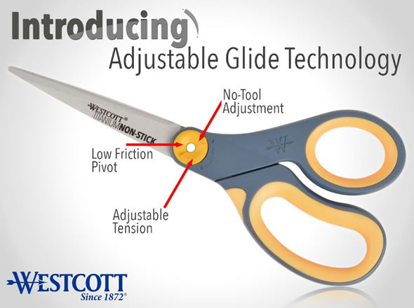 Acme United Westcott Glide scissors